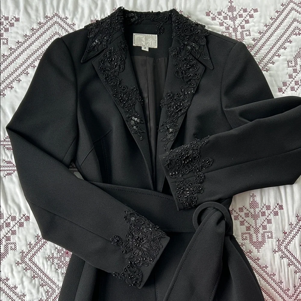 Alberto Makali Black Embellished Jacket - Picture 3 of 12